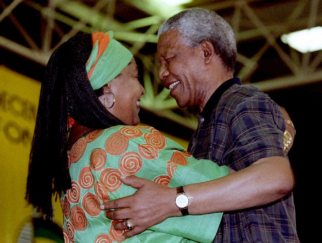 Winnie and Nelson Mandela