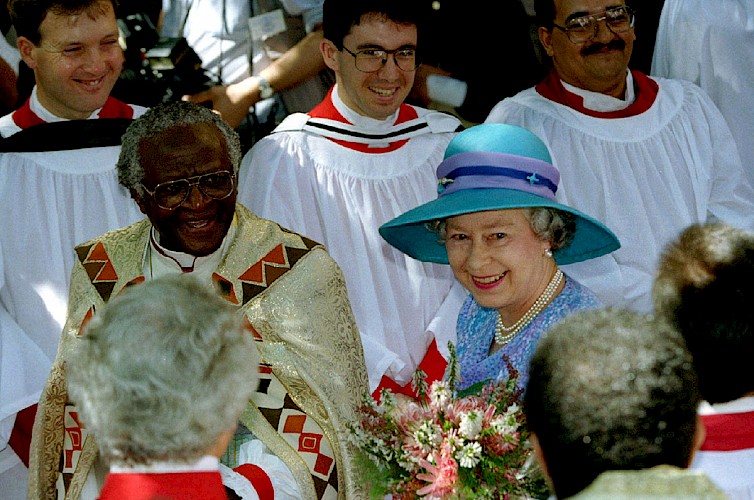 Queen Elisabeth  in South Africa