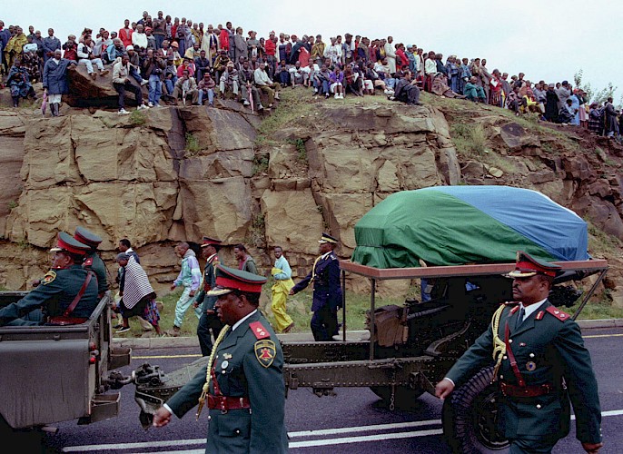 King Moshoeshoe&#039;s funeral